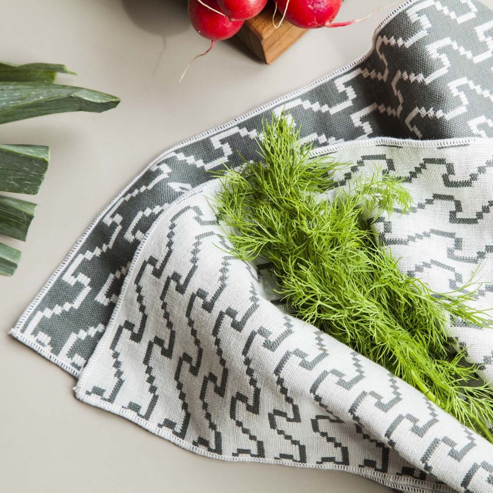 BITMAP TEXTILES - Zwei Geschirrhandtücher aus Baumwolle | Susan Kare | Areaware