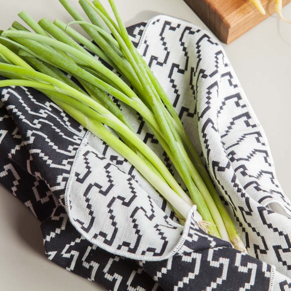 BITMAP TEXTILES - Zwei Geschirrhandtücher aus Baumwolle | Susan Kare | Areaware