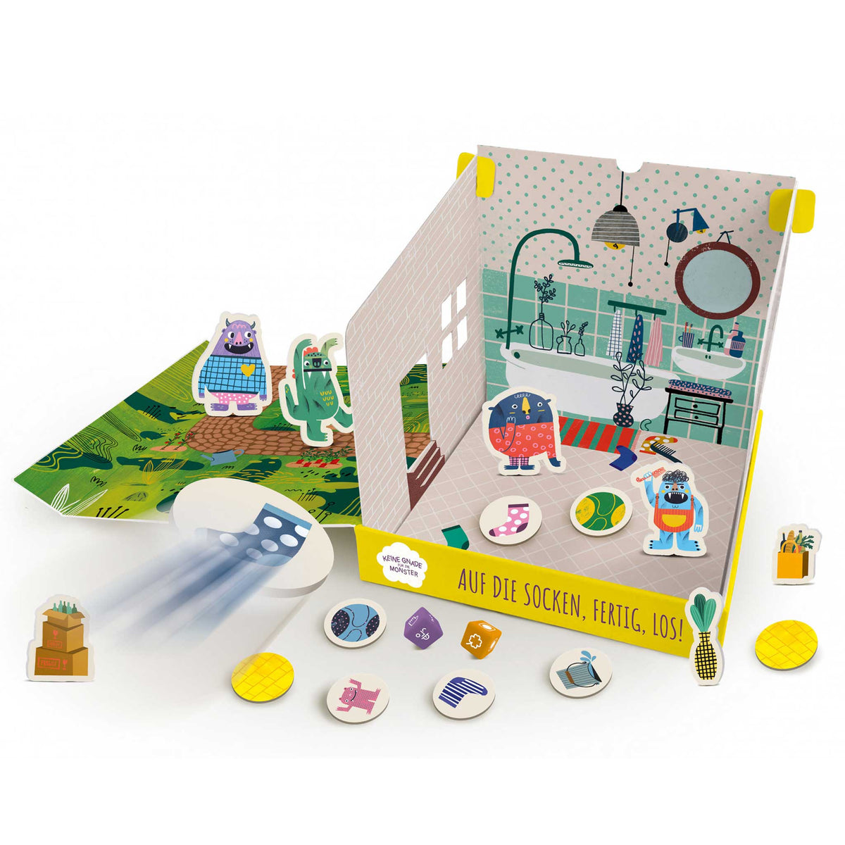 KEINE GNADE für die MONSTER | Cooperative PARTY GAME | German Edition | Helvetiq