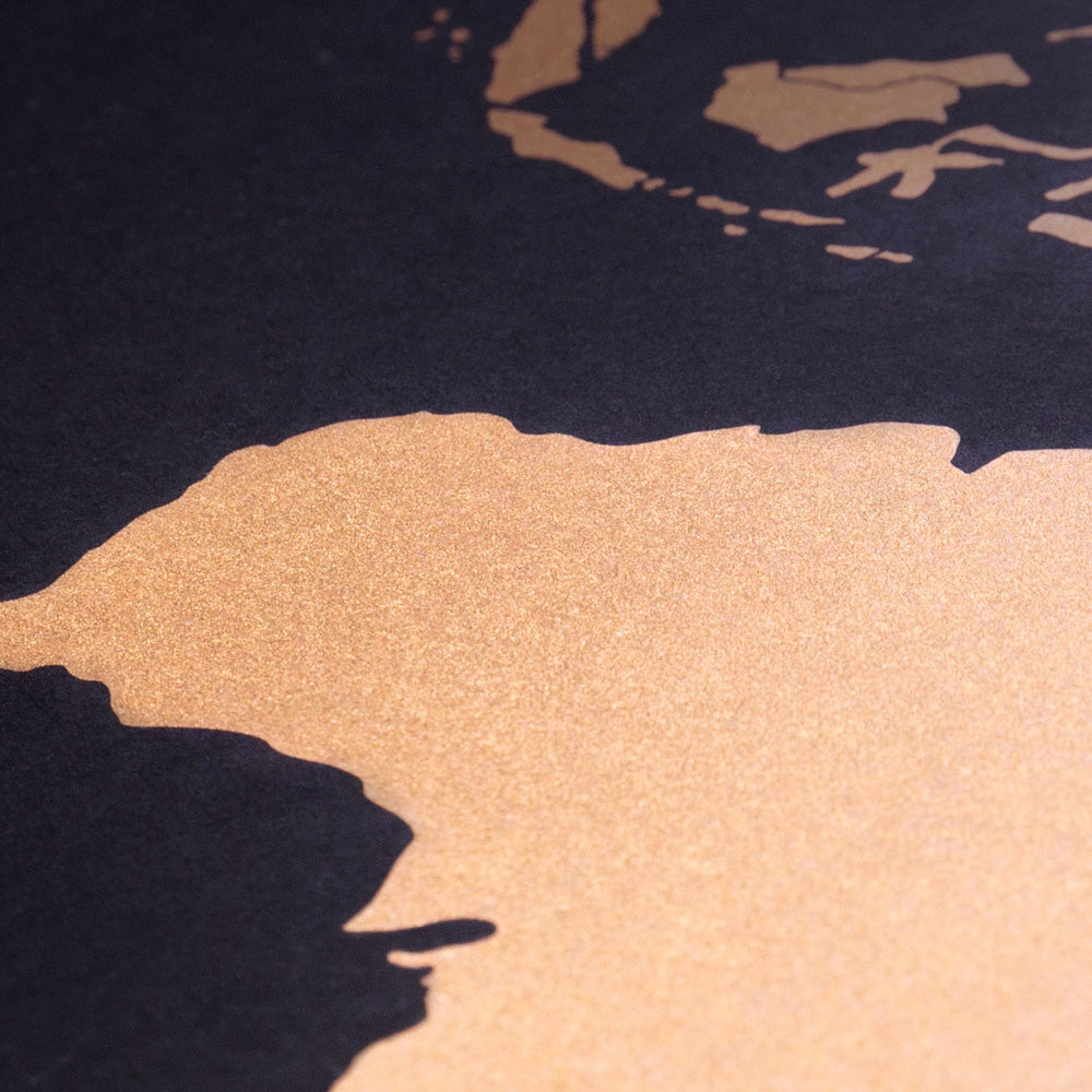 COPPER MAP | Luxury WORLD MAP | Awesome Maps