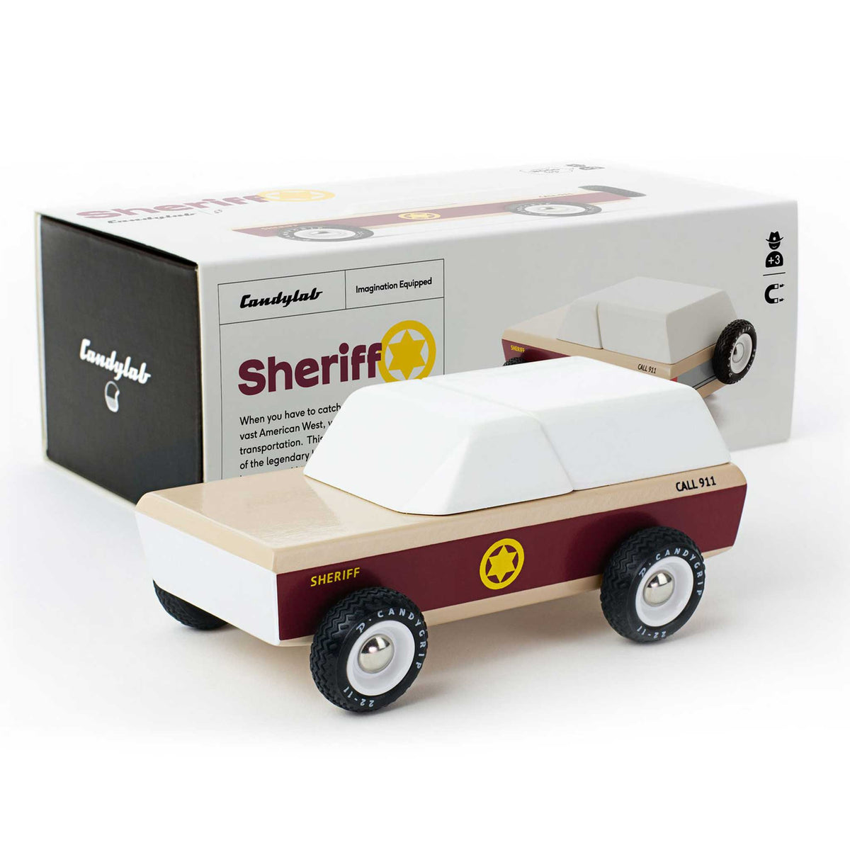 LONE SHERIFF | Vintage Holz-MODELLAUTO | CandyLab Toys