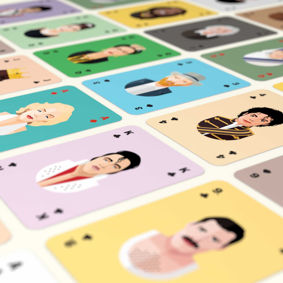 CLASSIQUE | CARTES À JOUER PERSONNALITÉS | 54 cartes | Le Cool-Club