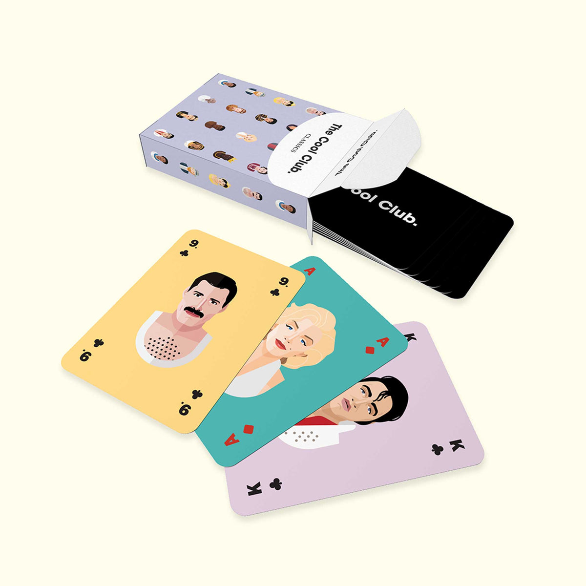 CLASSIQUE | CARTES À JOUER PERSONNALITÉS | 54 cartes | Le Cool-Club