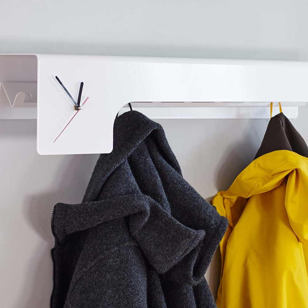 LEAN | WAND-GARDEROBE mit Uhr | form|knast | Deparso