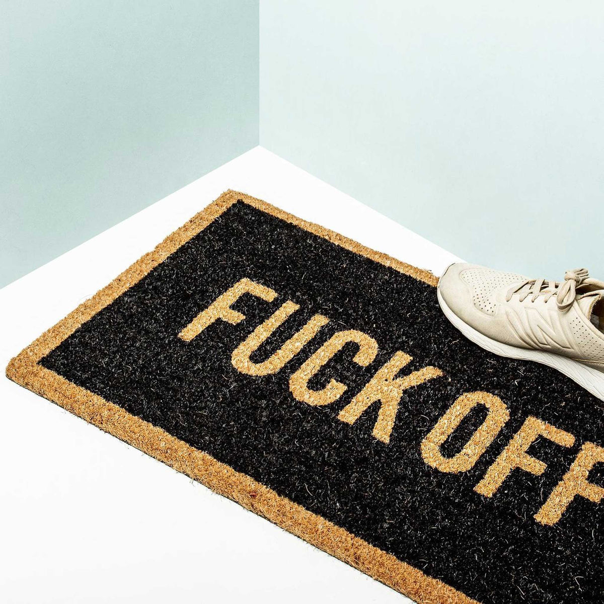 Fußmatte "Fuck Off" – Schwarz · Statement · 70×40 cm | Fisura