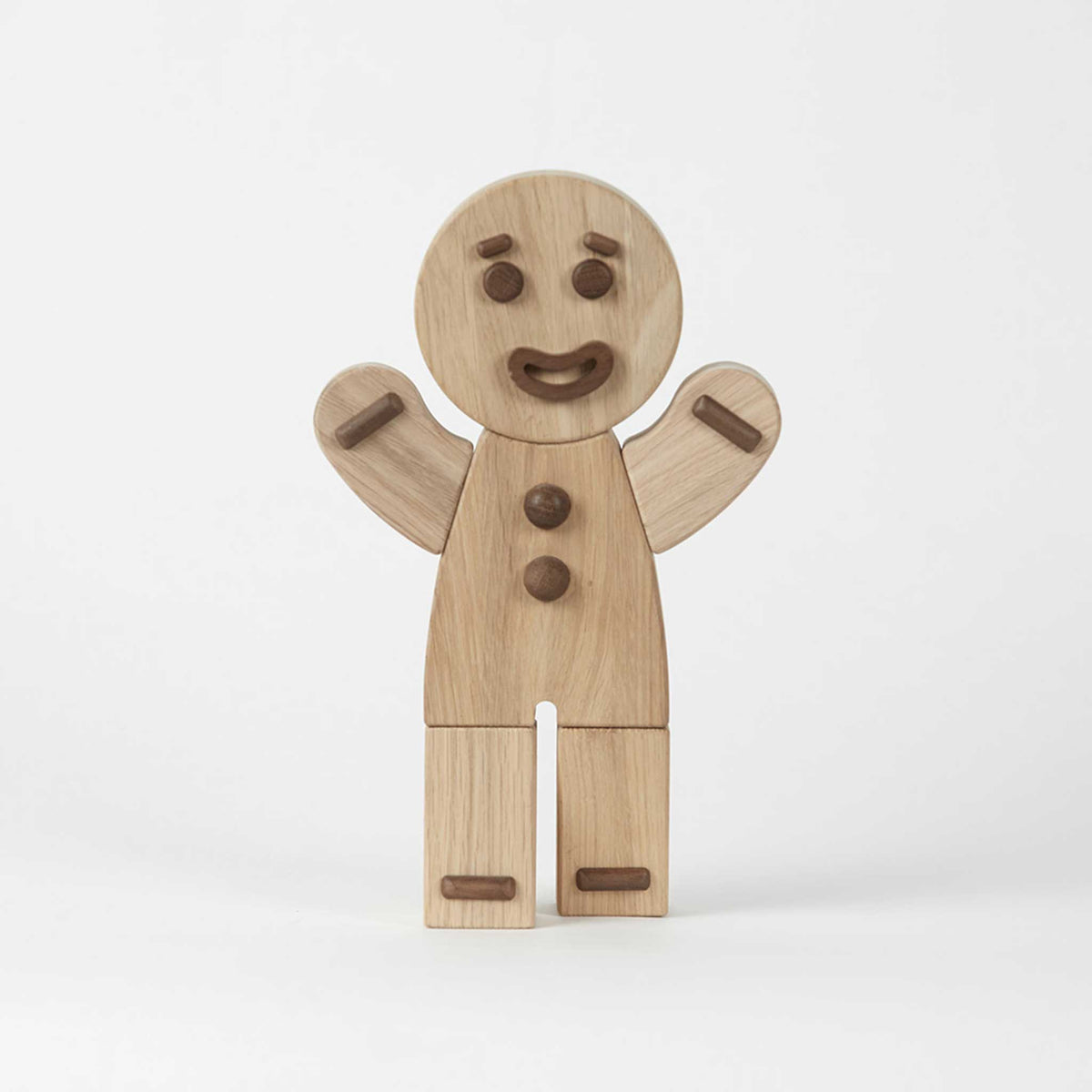 Wooden Gingerbread Man – Oak | Jakob Burgsø · boyhood