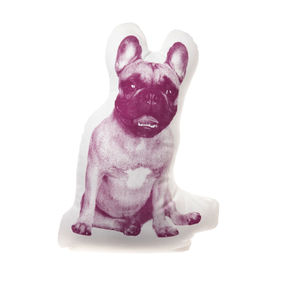 Franz. BULLDOGGE Mini - Fauna Tier-KISSEN - Ross Menuez | Areaware