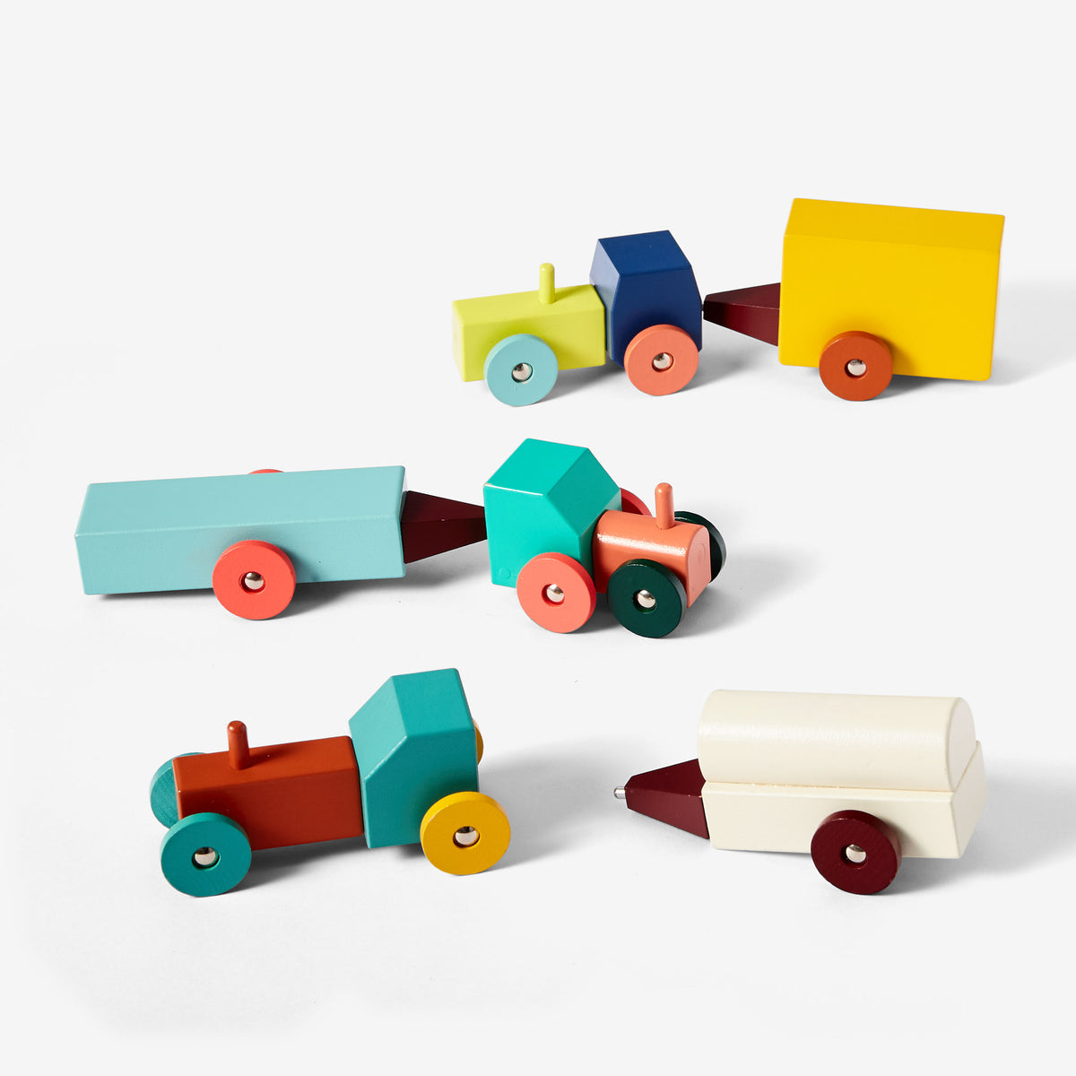 HOVERS TRACTORS - Holz-SPIELZEUG-TRAKTOREN | Floris Hovers | Areaware