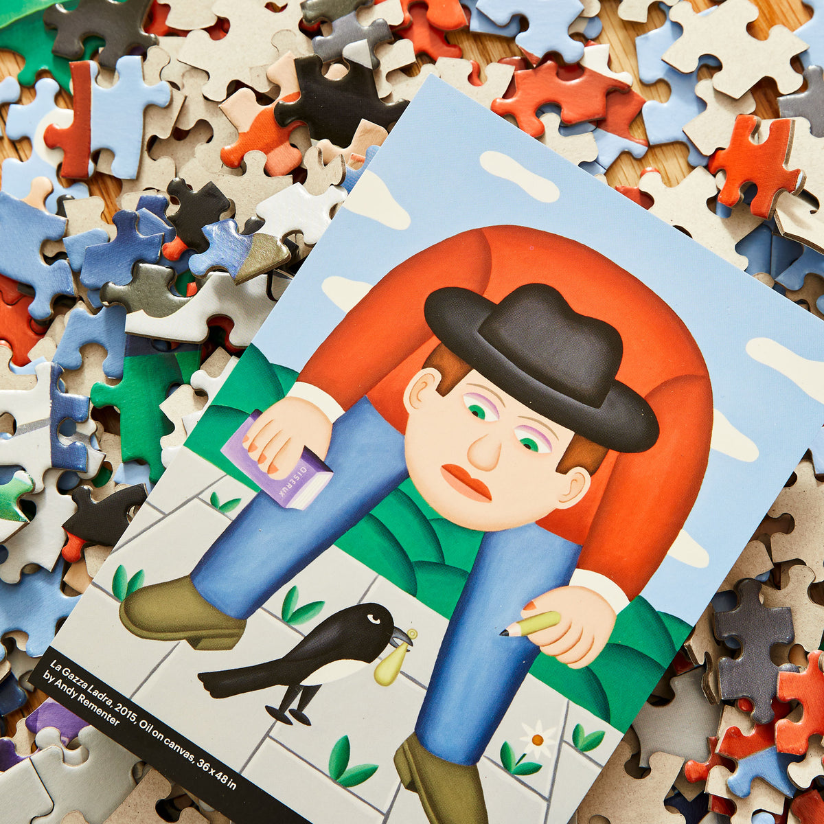 LA GAZZA LADRA | ANDY PUZZLE | 500 Teile | Andy Rementer | Areaware