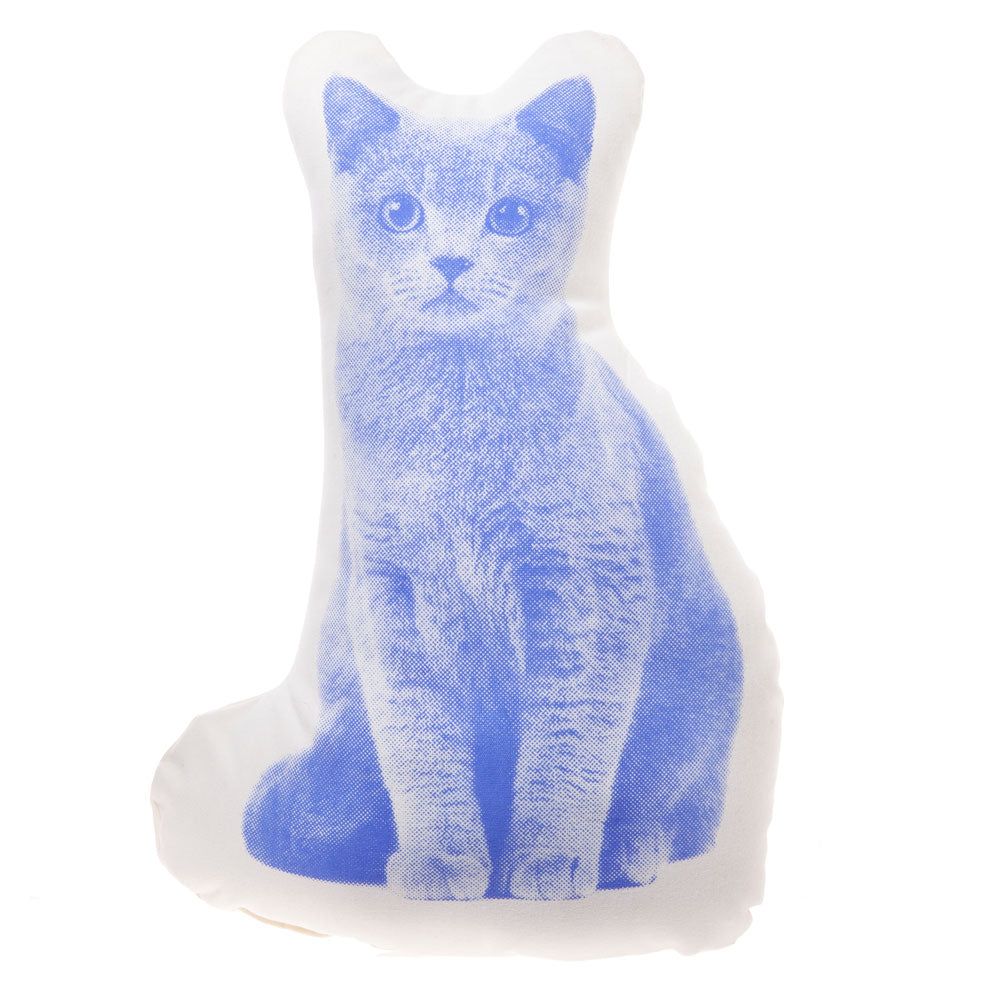 KURZHAARKATZE Mini - Fauna Tier-Kissen | Ross Menuez | Areaware