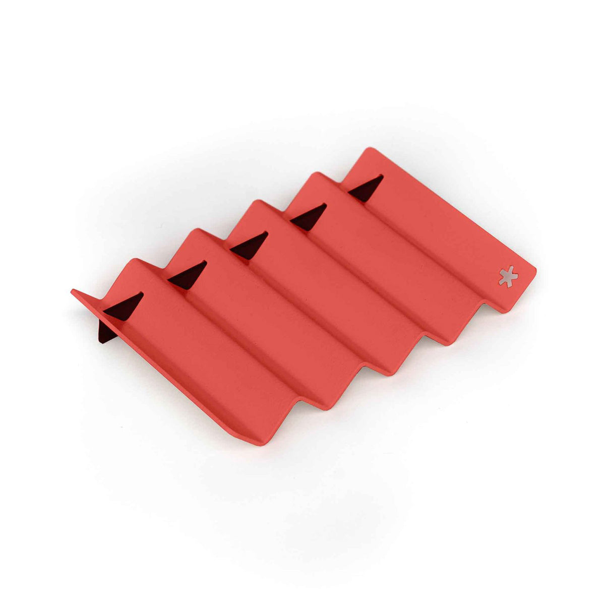 Soap Dish ZigZag – Flat Steel · 11 × 7 cm | Peppermint Products