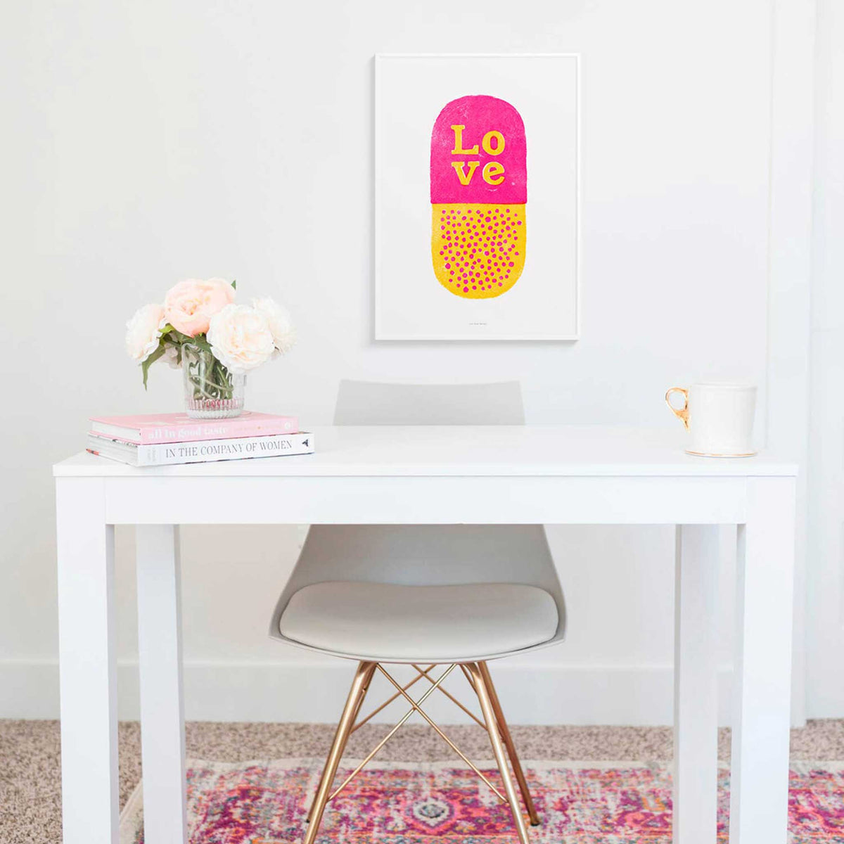 LOVE PILL | Graphic POSTER | A3 Format | Just Another Cool Design