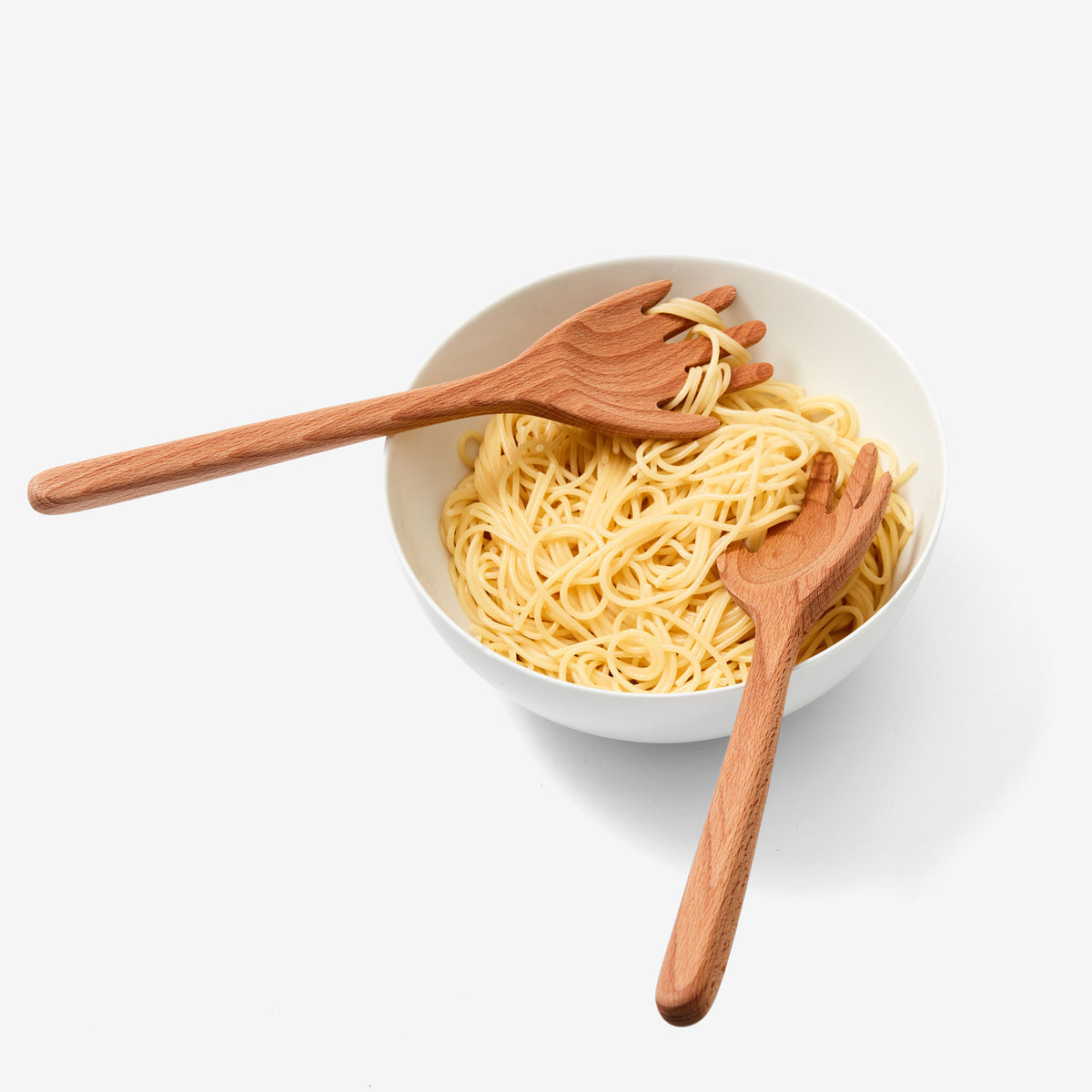 SERVING FRIENDS Hands | WOODEN SPOONS & SALAD SERVER | Selena Liu | Areaware