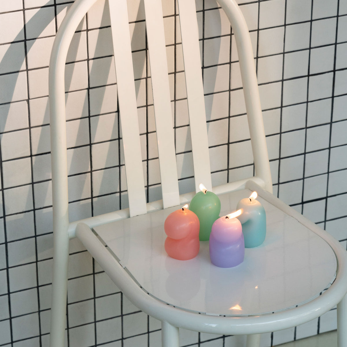 GOOBER Mini | Set of four small CANDLES | Talbot & Yoon | Areaware