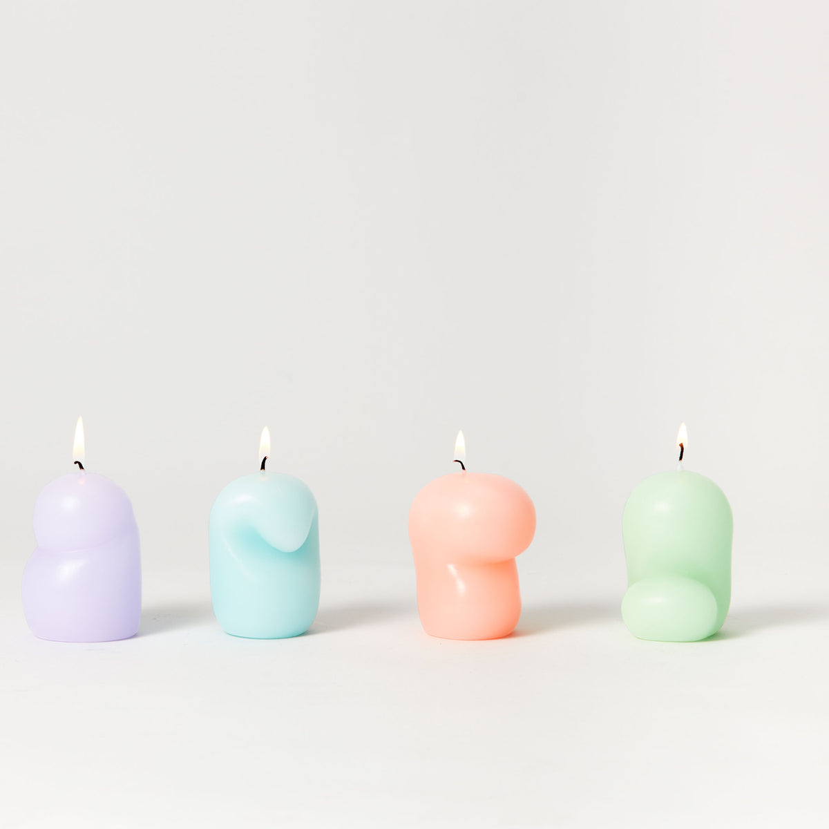 GOOBER Mini | Set of four small CANDLES | Talbot & Yoon | Areaware