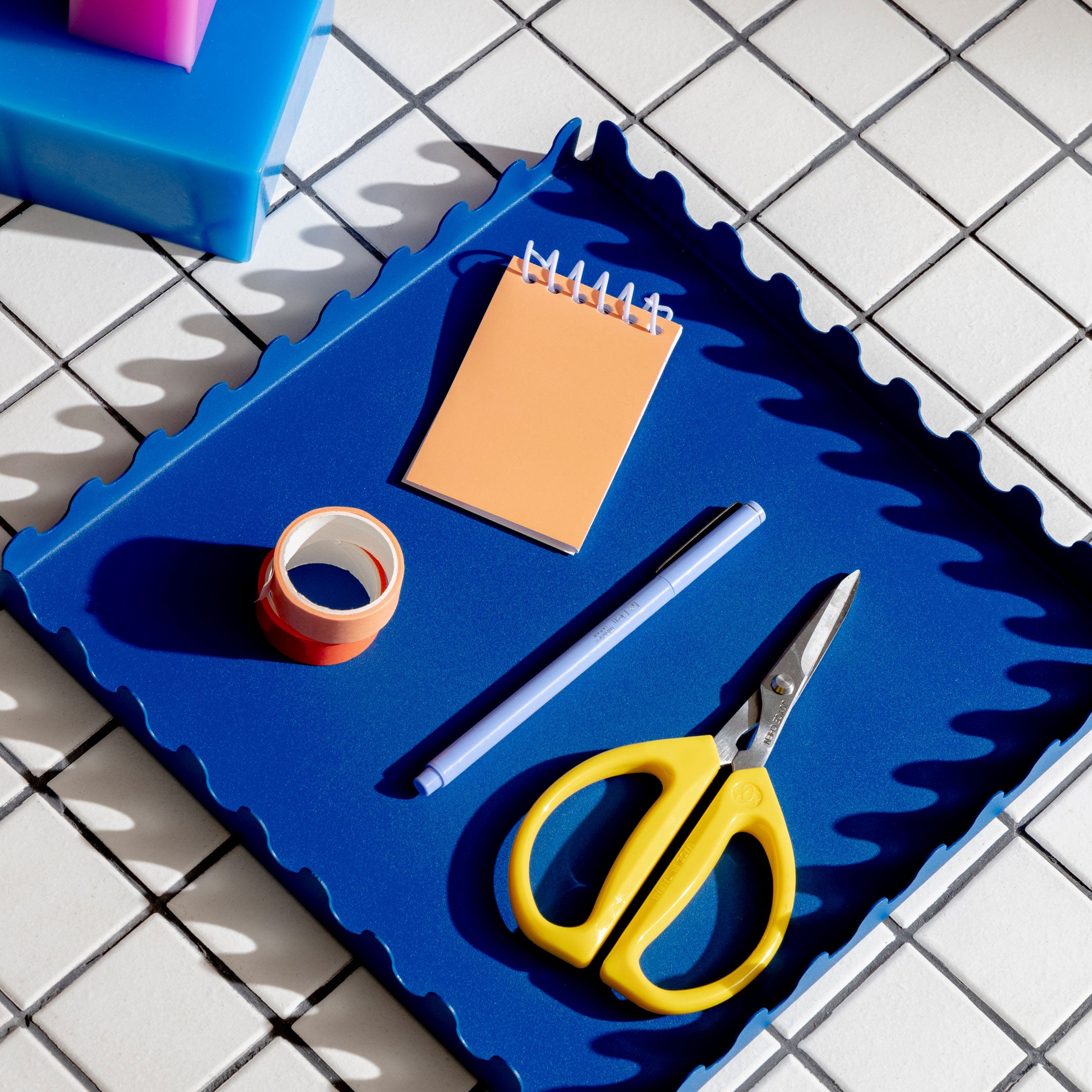 SCAPE TRAY Blue | 25x25 cm | Steven Bukowski | Areaware