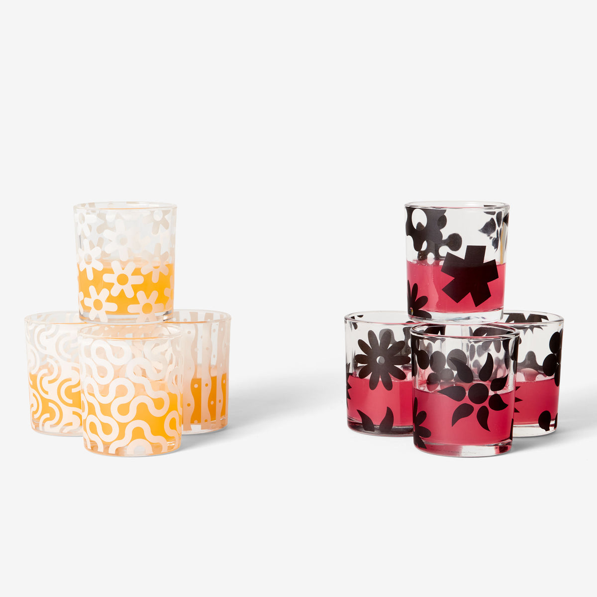 PATTERN GLASSES | Set of 4 | Dusen Dusen | Areaware