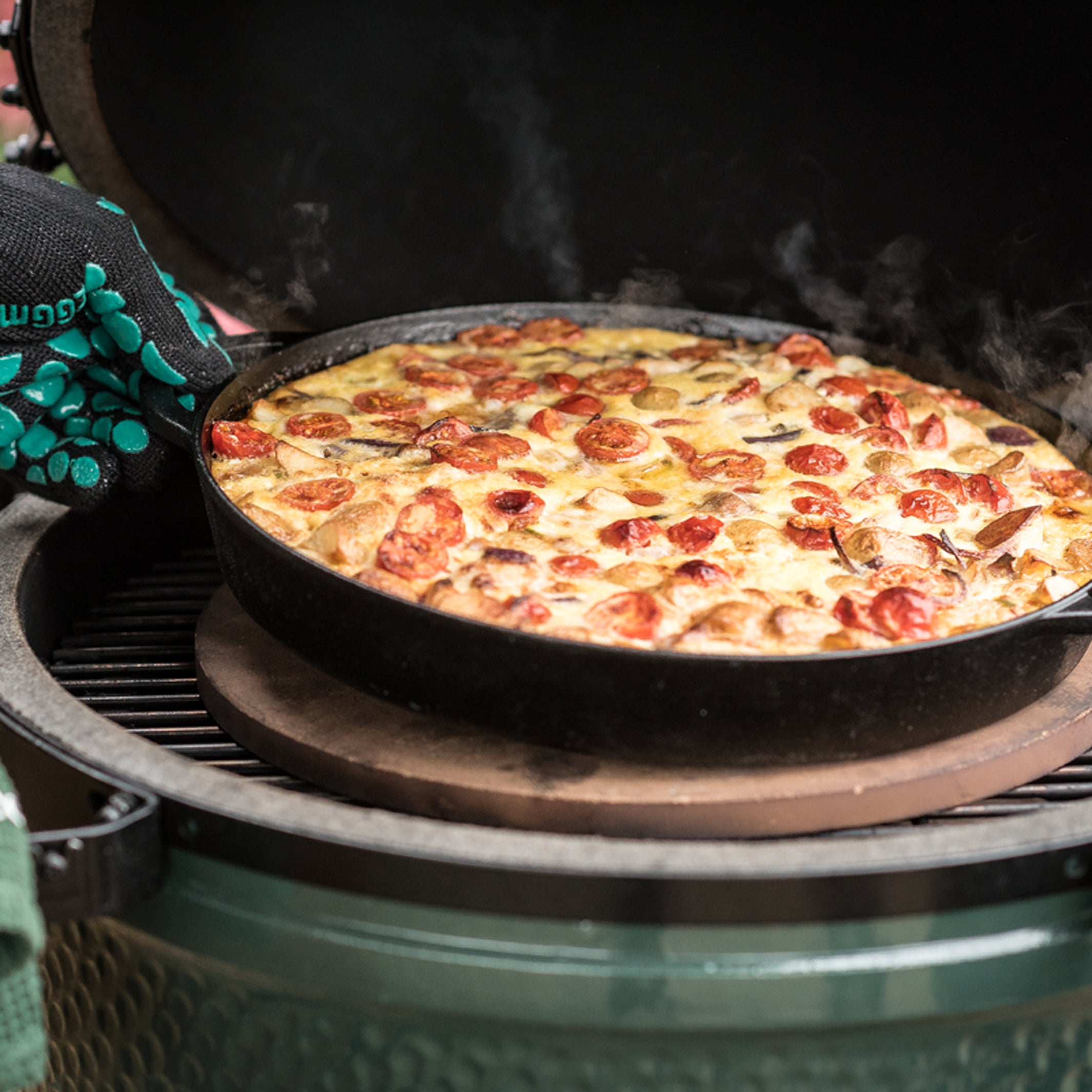 Kamado Grill "Starter Set" Large – Ceramic · Ø 46 cm | Big Green Egg