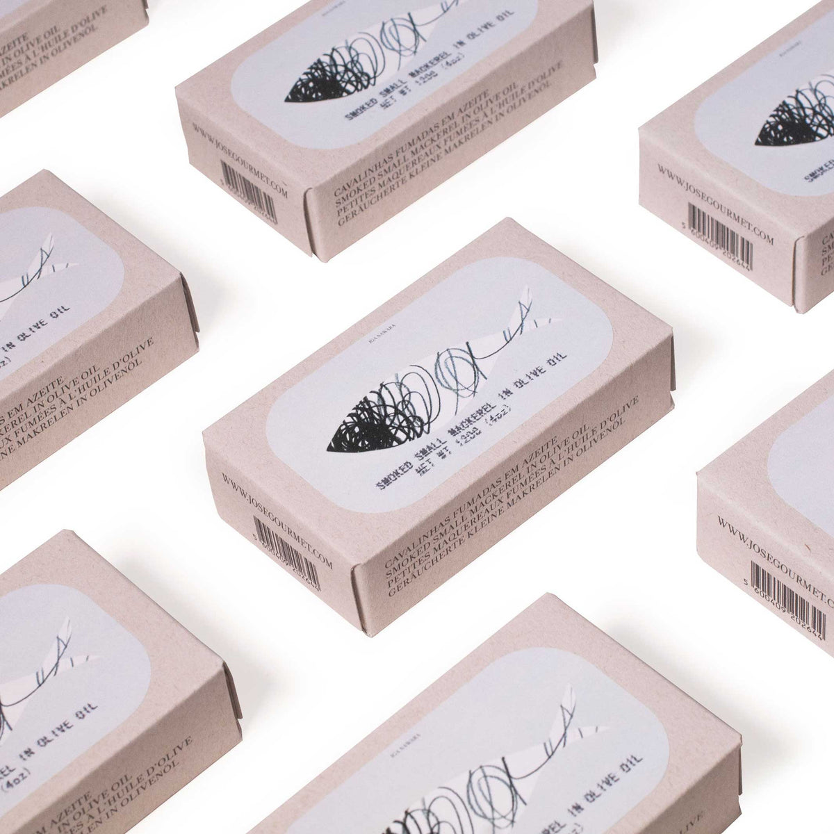 Smoked Small Mackerel in Olive Oil – 120 g | José Gourmet