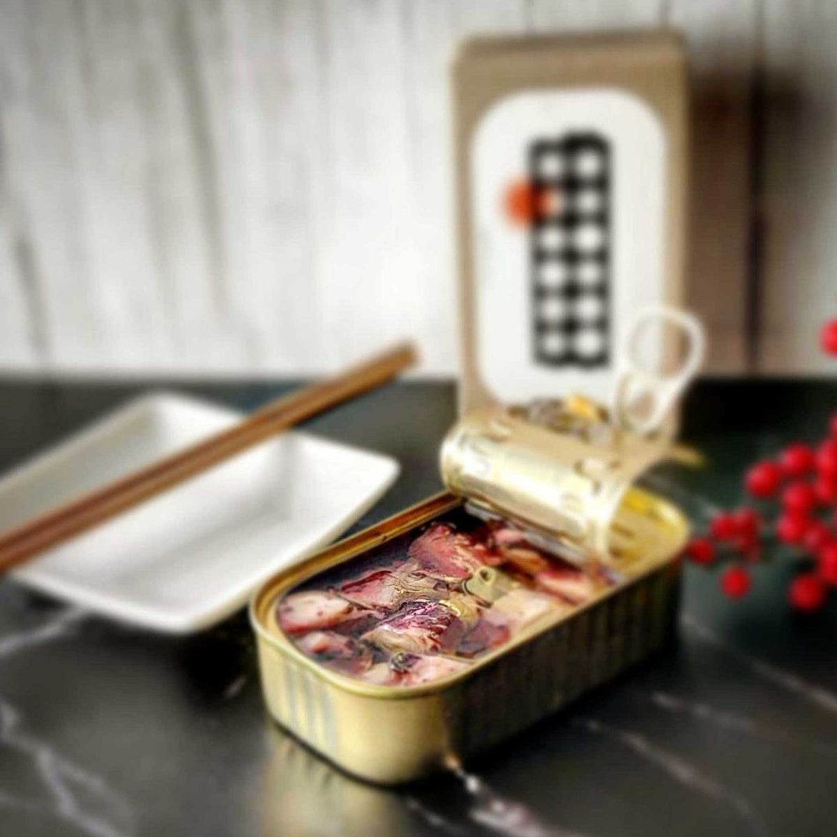 POULPE à l'huile d'olive & PiriPiri | Épicerie fine CONSERVE DE POISSON | 120gr | José Gourmet