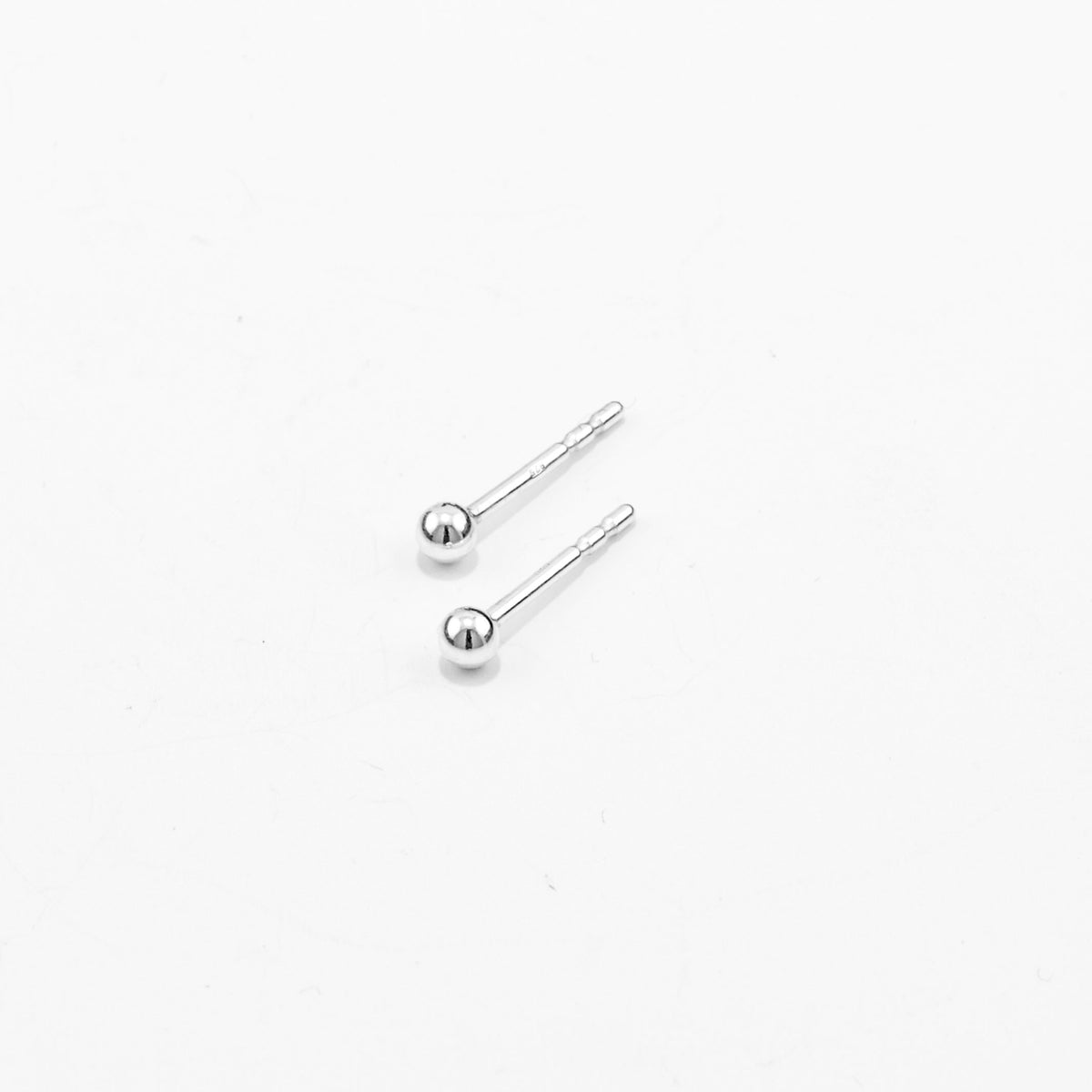 FINE SPHÈRE | CLOUS D'OREILLES en argent sterling 925 brillant | D=2,5mm | Jonathan Radetz