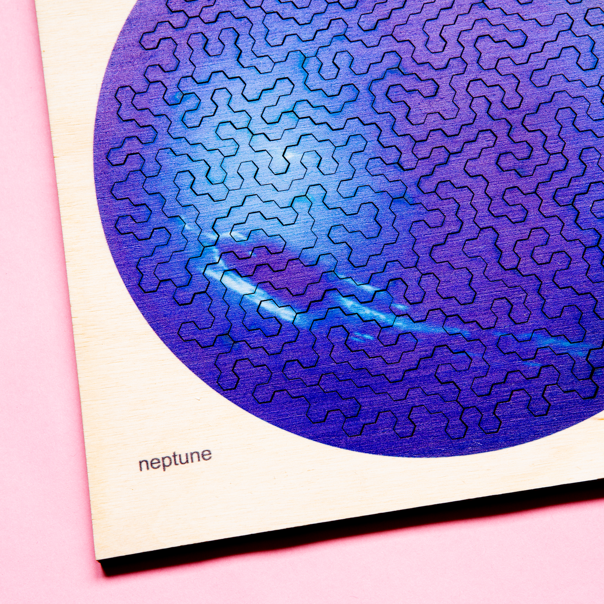 NEPTUN | Extraordinary Wooden IQ PUZZLES | Planetary Series | Level Hard | Behäppi