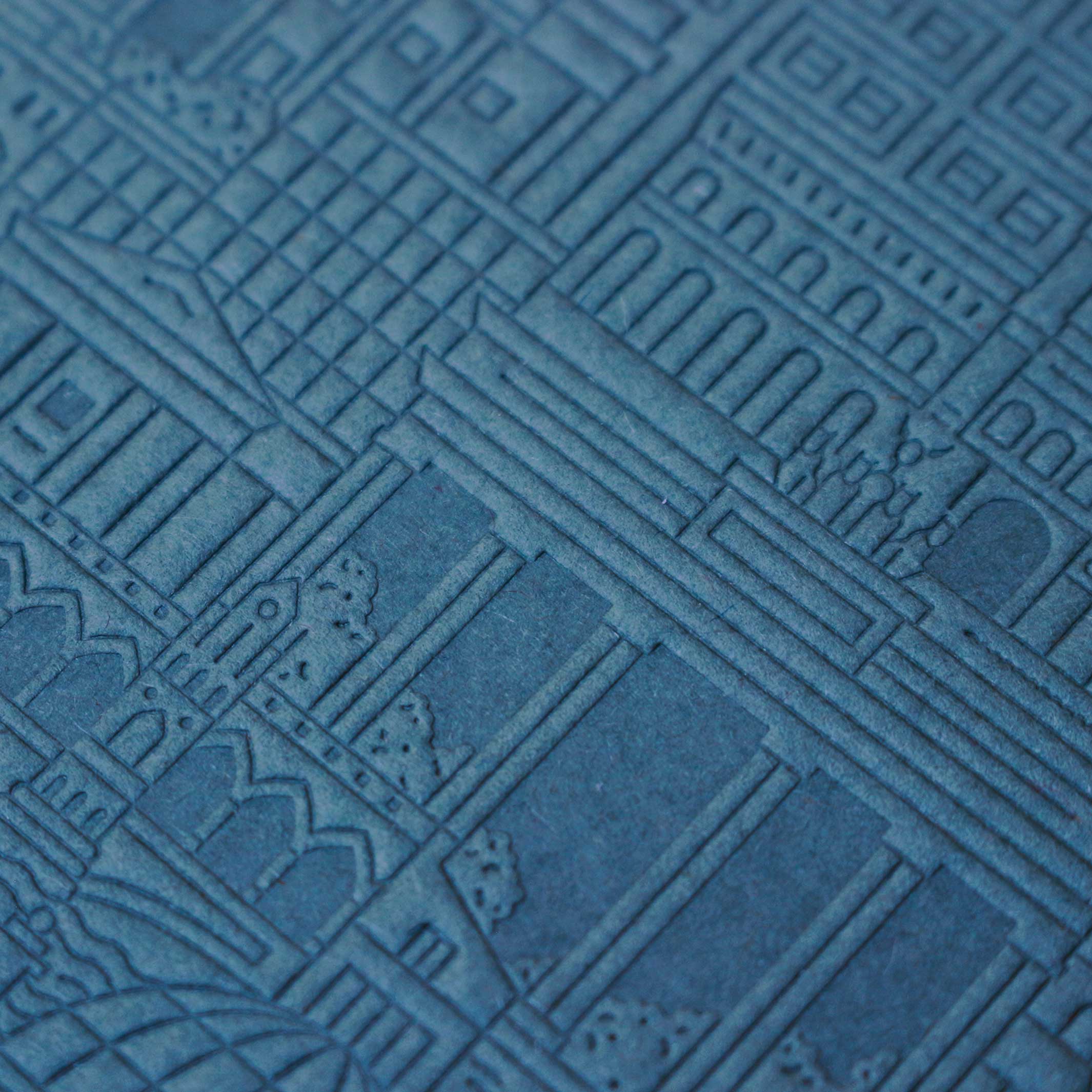 BERLIN | CARNET bleu | 18x13 cm & 128pages | la ville fonctionne