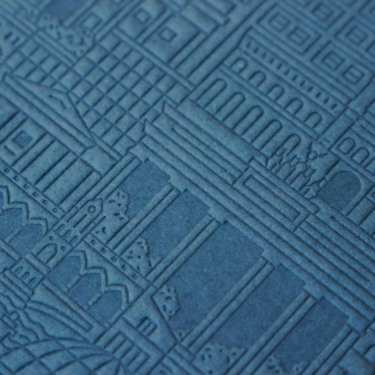 BERLIN NOTEBOOK - blaues Notizbuch - 18x13 cm & 128 Seiten | the city works