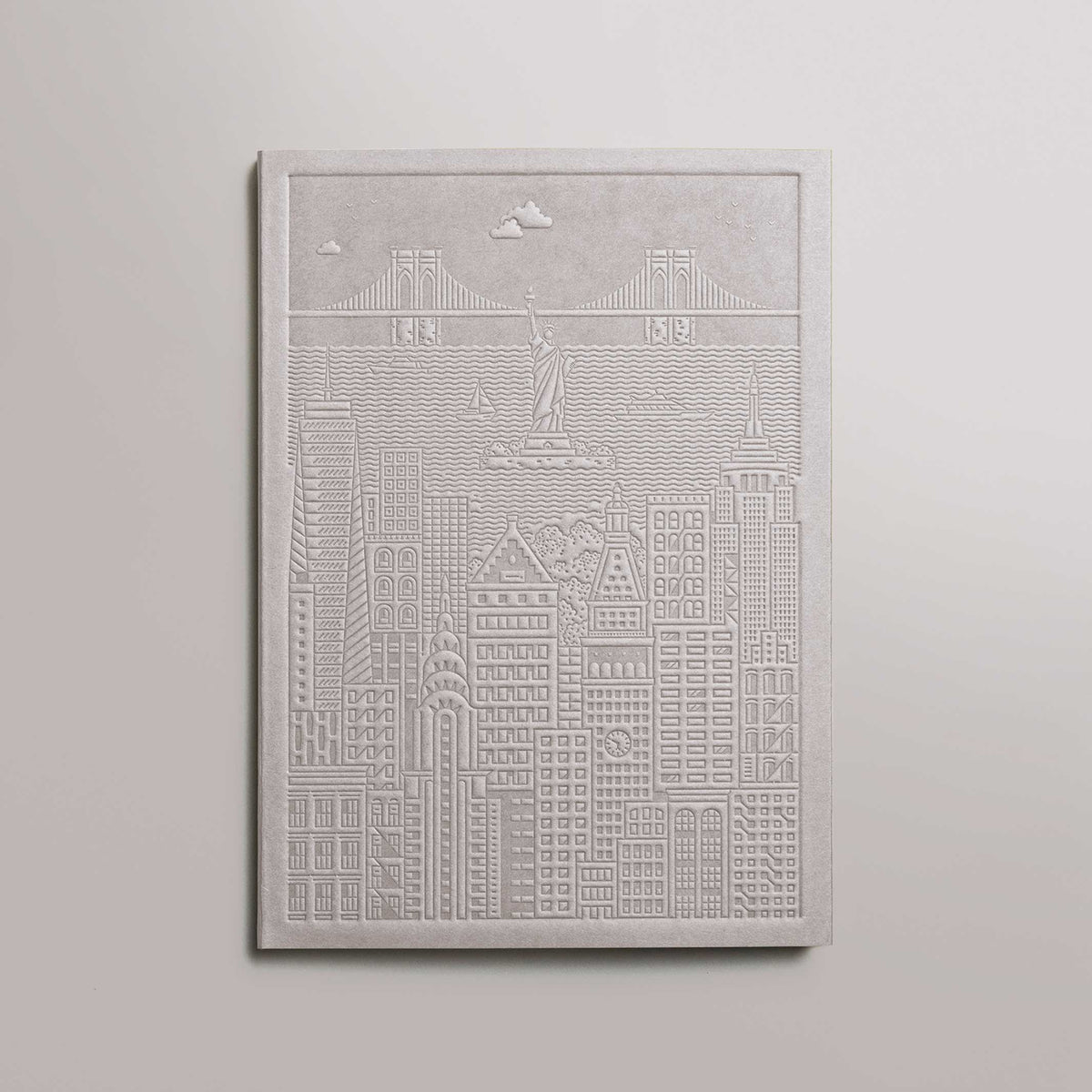 CARNET DE NOTES DE NEW YORK | CARNET gris | 18x13 cm & 128pages | la ville fonctionne
