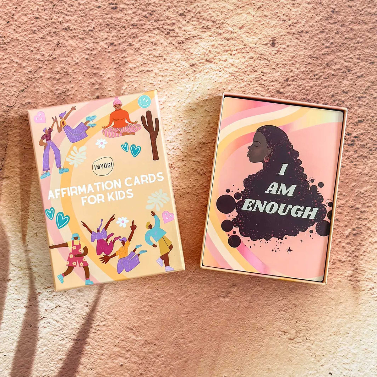 AFFIRMATION CARDS for KIDS | CARD SET | 30 SELF-AFFIRMATION exercises for children | IMYOGI