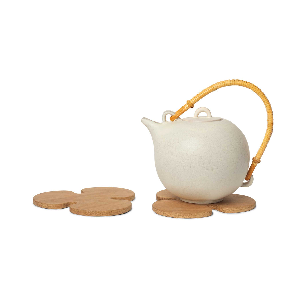 Topf-Untersetzer "Lucky Trivet" 2er-Set – Eiche | Spring Copenhagen