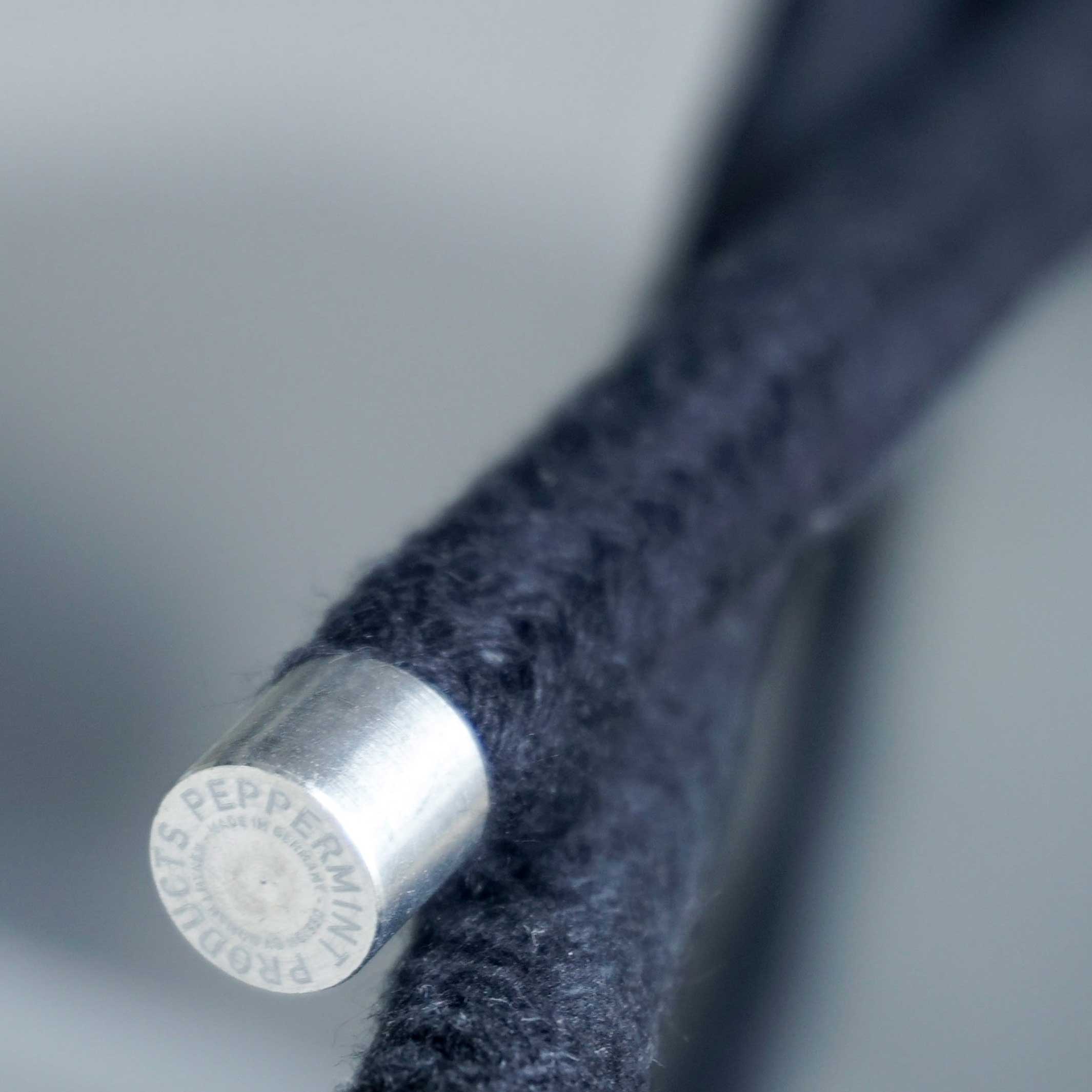 CINTRE CORDE Coton | CINTRE textile noir en corde de coton | Ensemble de 3 | Produits à la menthe poivrée