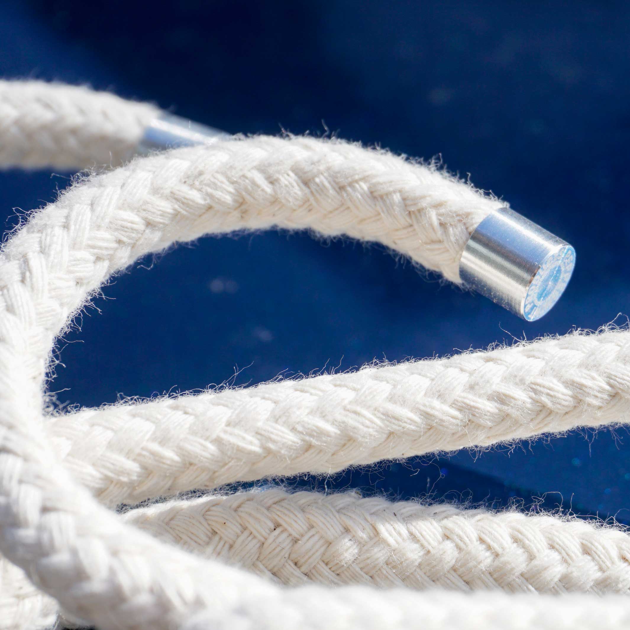 ROPE HANGER Cotton | Natural Cotton HANGERS | Set of 3 | Peppermint Products