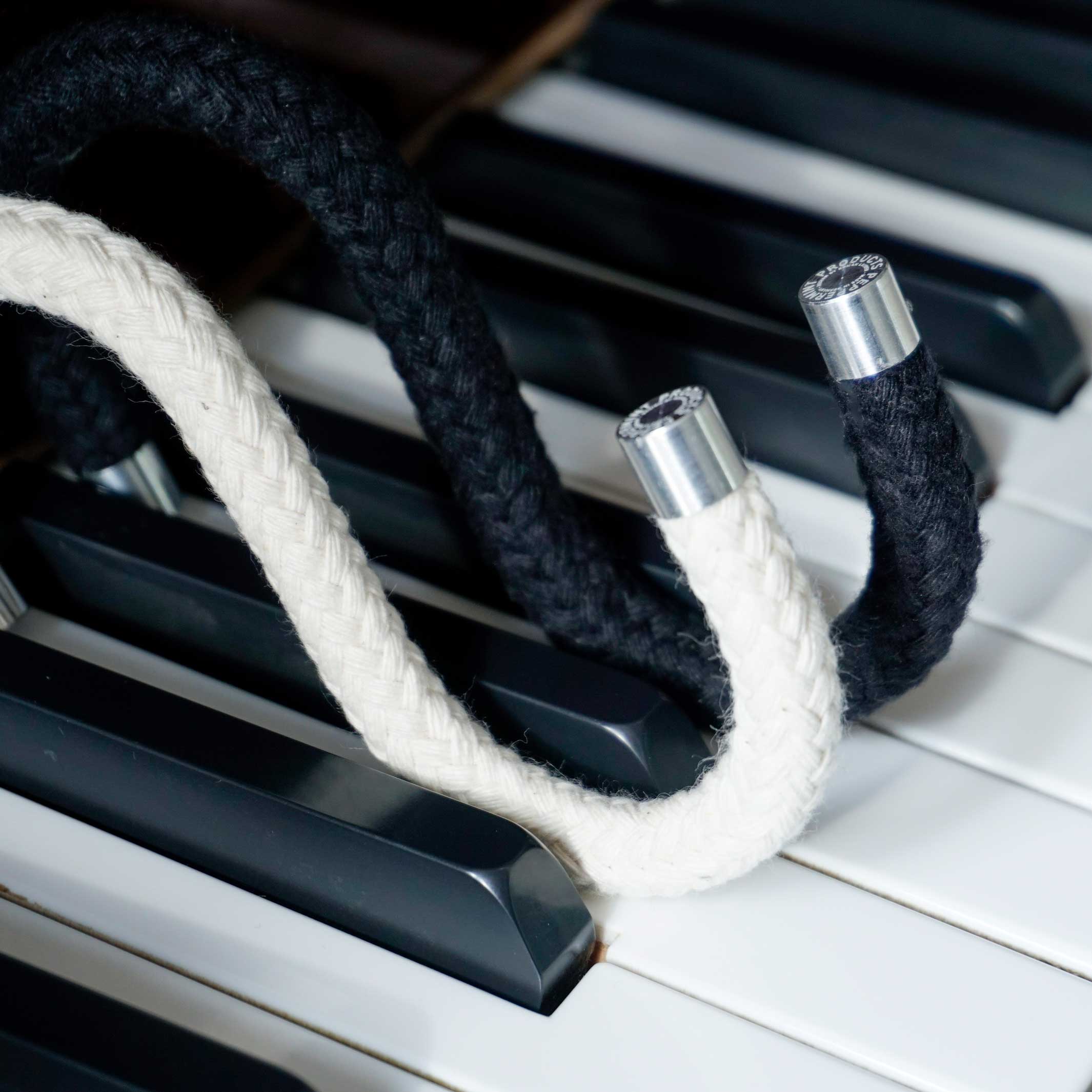 S-Haken "Rope Hook" – Baumwolle · Schwarz | Peppermint Products