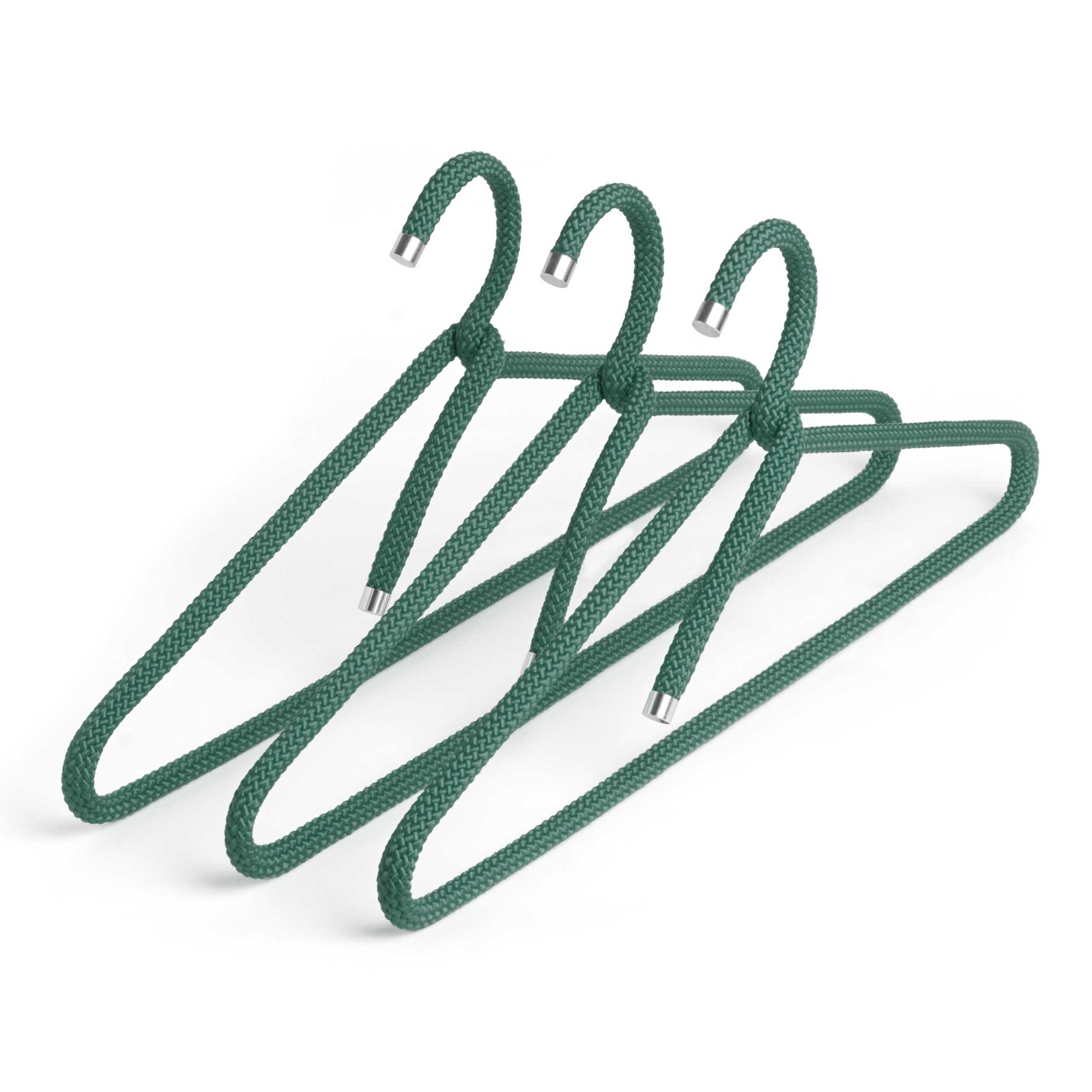CINTRE EN CORDE POUR ENFANTS | Cintre textile pour enfants en corde | Ensemble de 3 | Produits à la menthe poivrée