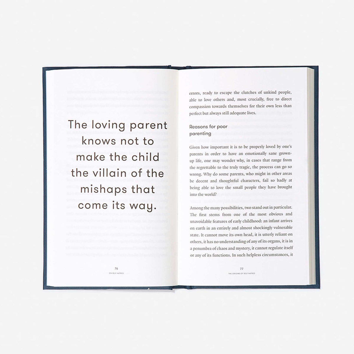 ON SELF-HATRED | LIVRE | Édition anglaise | The School of Life