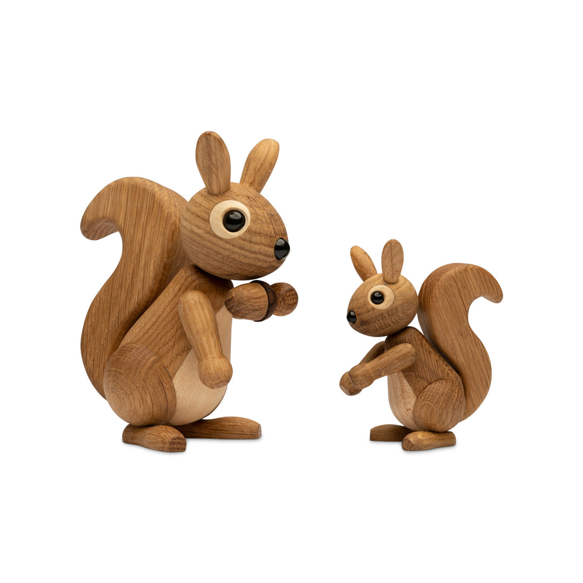 PEANUT | BÉBÉ ÉCUREUIL | petite FIGURINE DÉCO en bois | Chresten Sommer | Spring Copenhagen