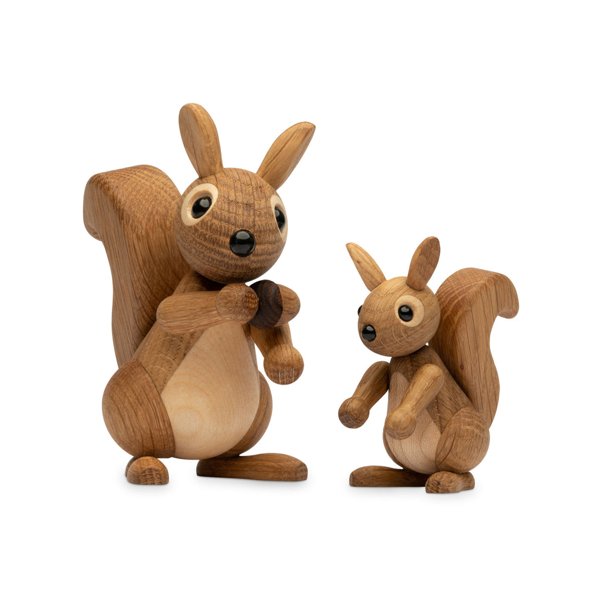 PEANUT | BÉBÉ ÉCUREUIL | petite FIGURINE DÉCO en bois | Chresten Sommer | Spring Copenhagen