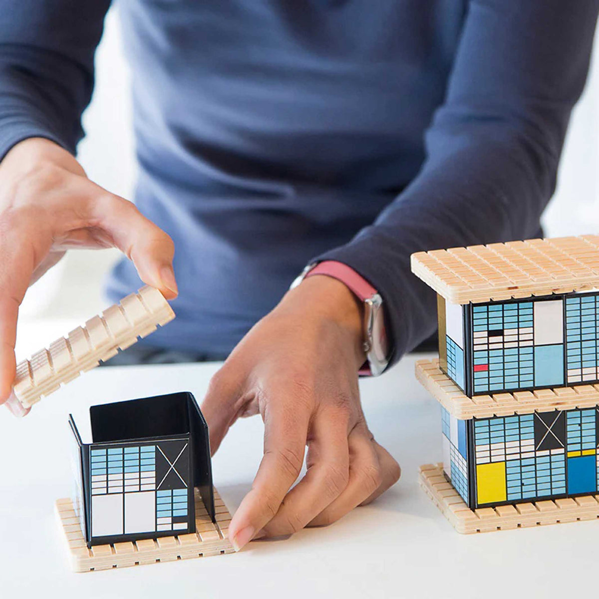 Construction Toy "House Eames" – Wood · Metal | Beamalevich