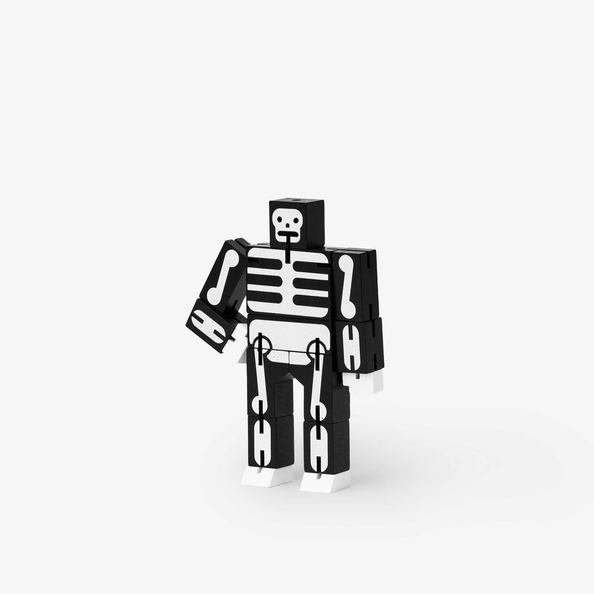 CUBEBOT Small SKELETON | 3D PUZZLE ROBOT | David Weeks | Areaware