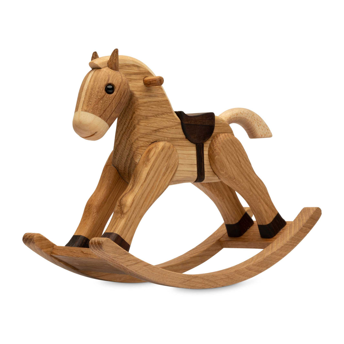 Cavallo a dondolo in legno piccolo – Quercia · 15 cm | Spring Copenhagen