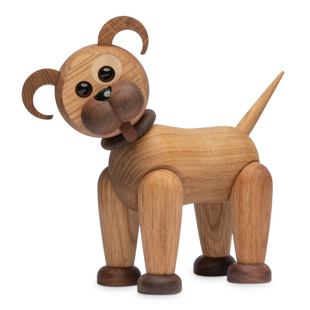 Wooden Dog Buddy – Oak · 21 cm | Spring Copenhagen