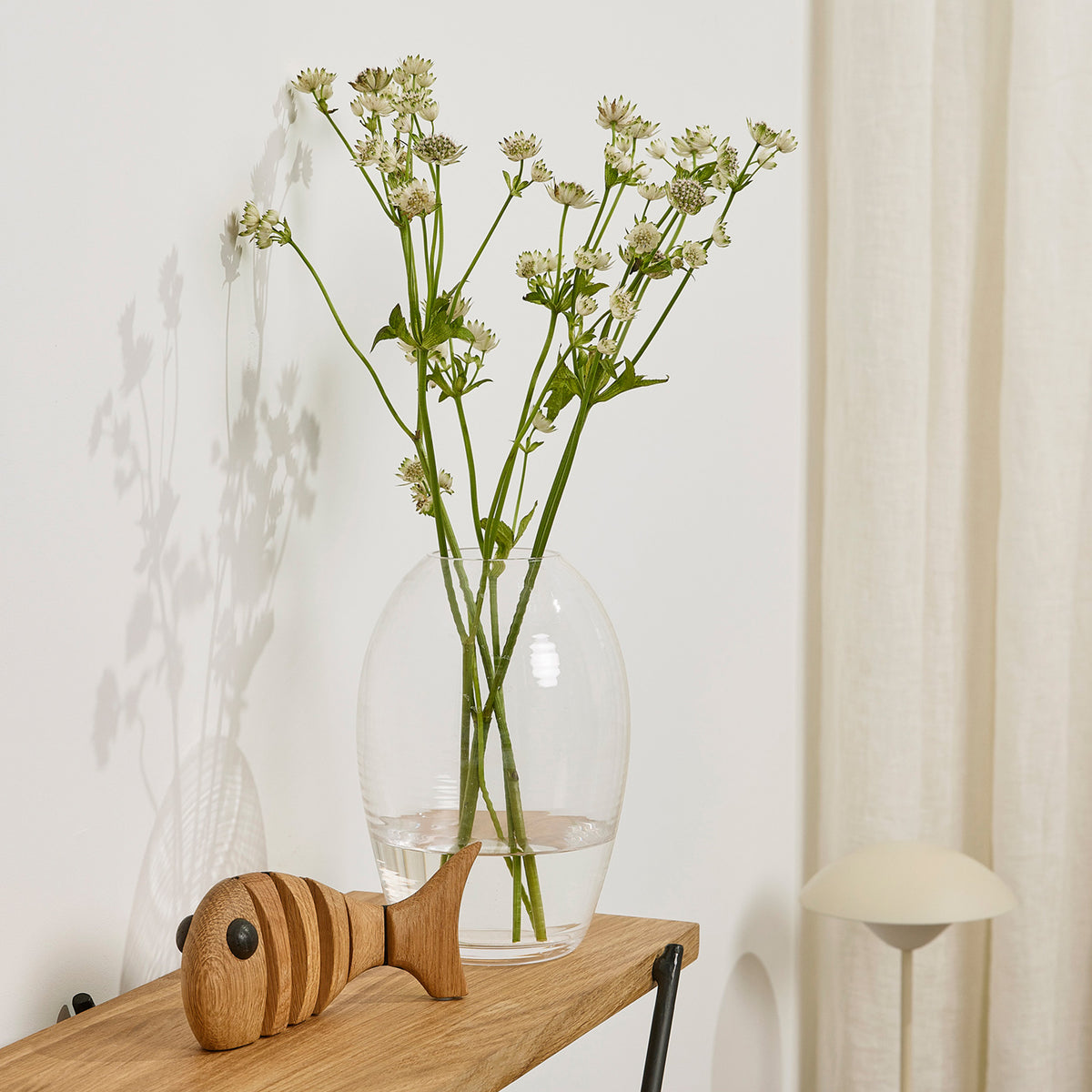 Glass Vase Laine Oval – 20 cm | Spring Copenhagen