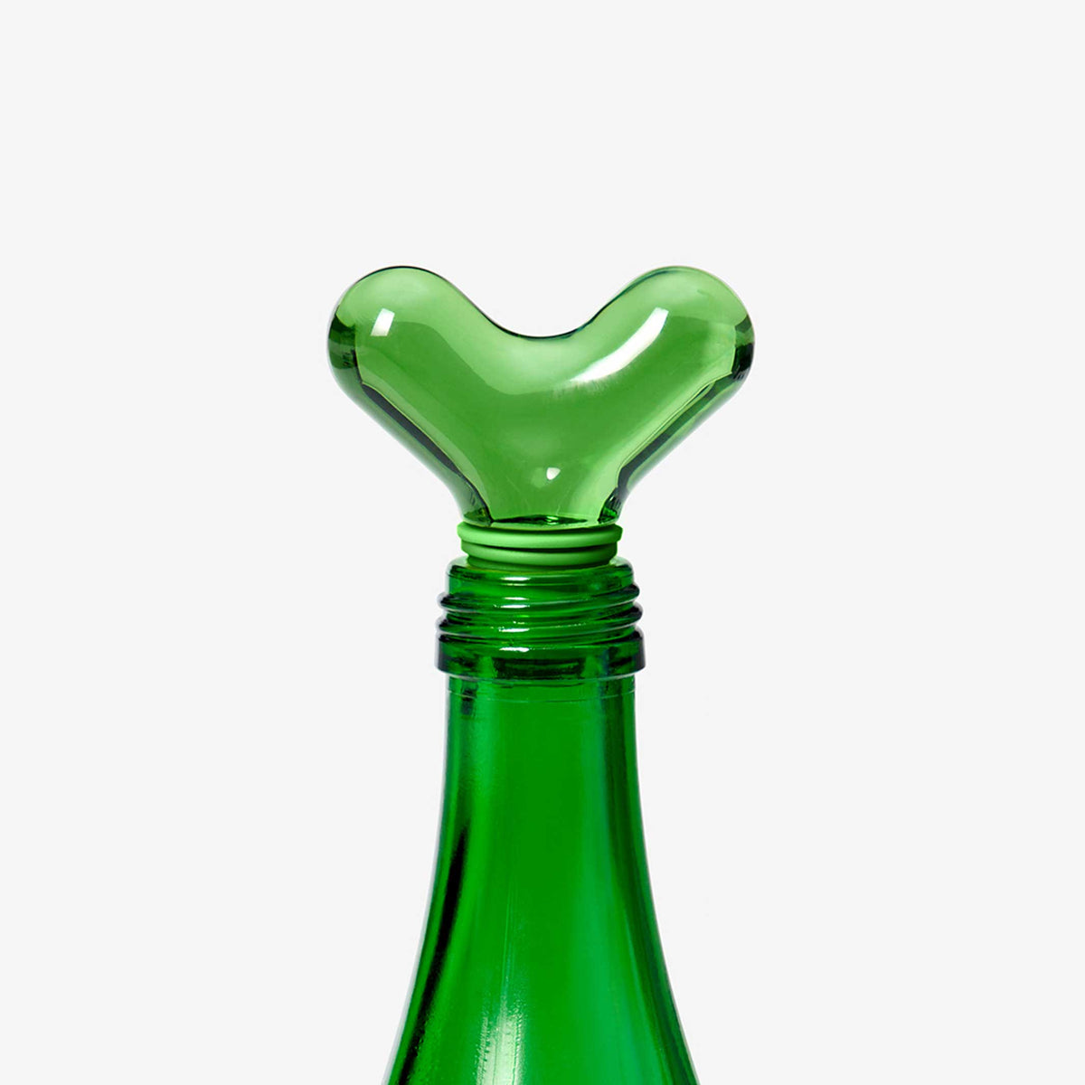 HOBKNOB Green | Grüner FLASCHEN-STÖPSEL & VERSCHLUSS | Fort Standard | Areaware