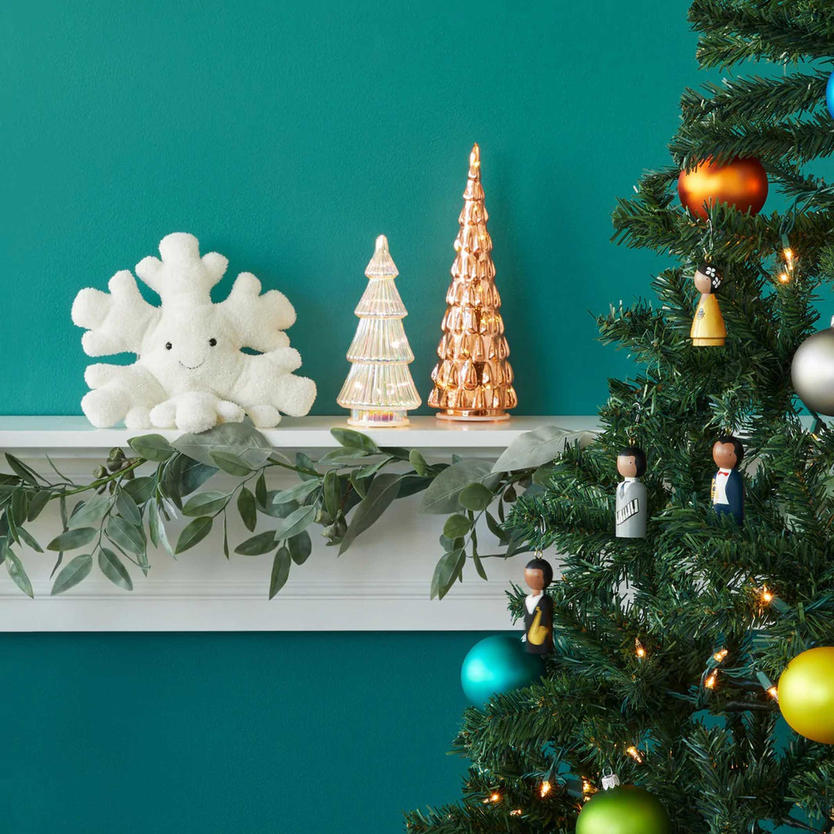 CLEAR - Glass Christmas Tree with LED lighting - 37 cm high | MoMA