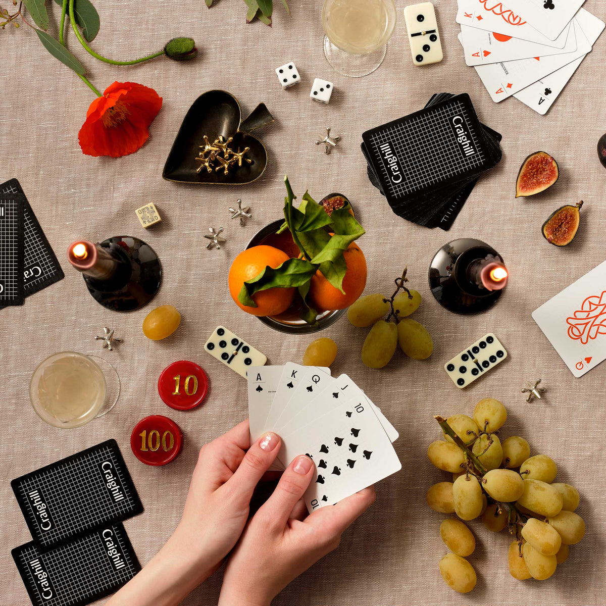 Cartes à jouer | CARTES DE JEU noires dans un emballage noir | Craighill
