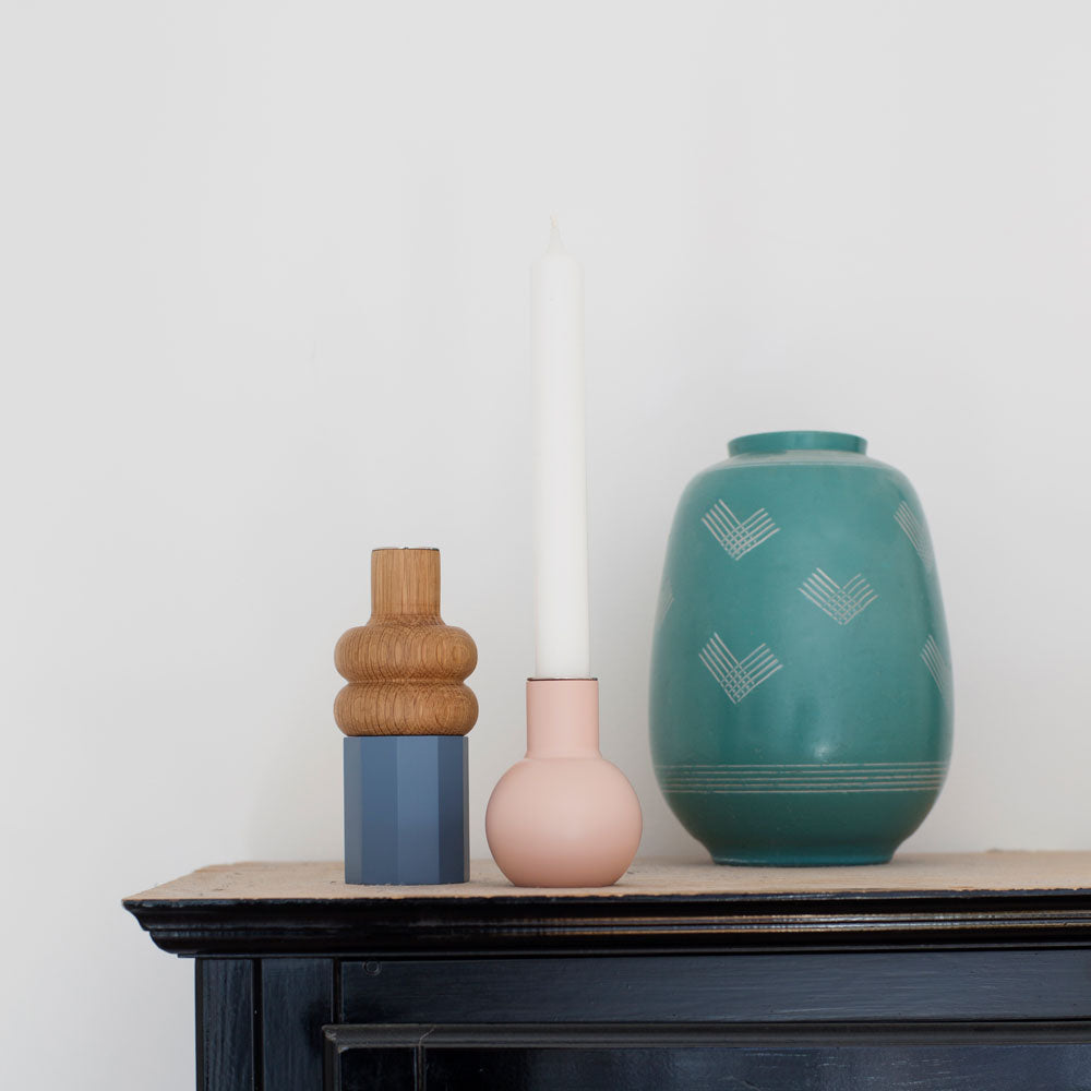 Candleholders Wood Lights Blossom – Oak · Set of 3 | Spring Copenhagen