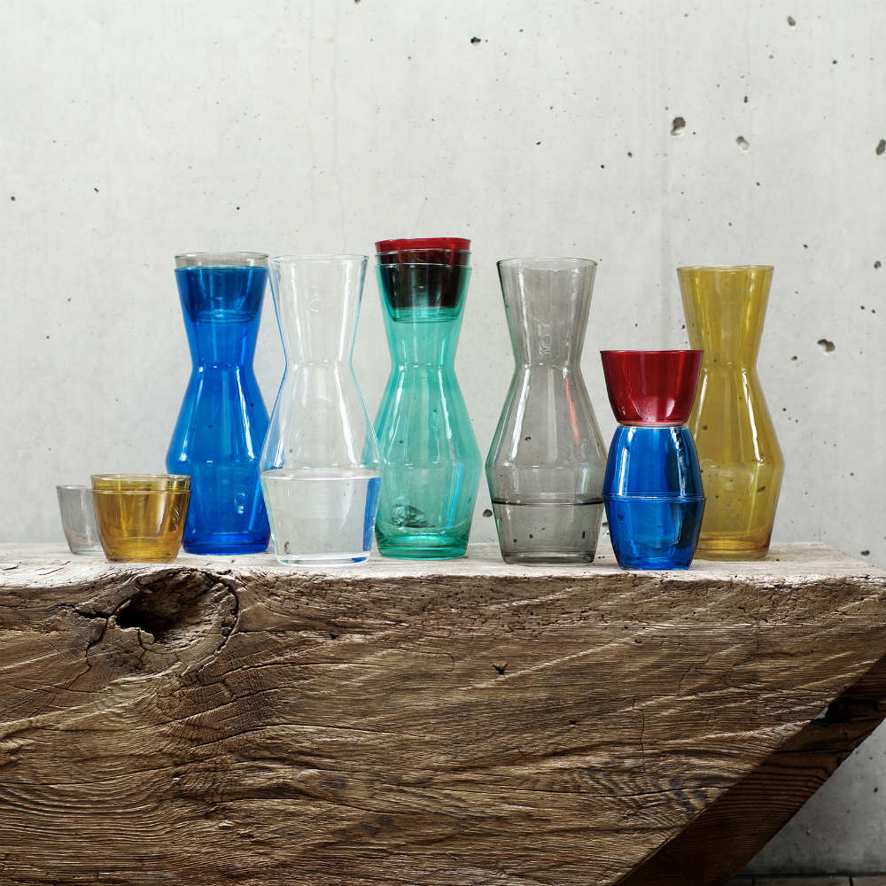 DOUBLE UP - Glas-Karaffe bzw. Dekanter 1 ltr. | Troels Øder Hansen | Spring Copenhagen