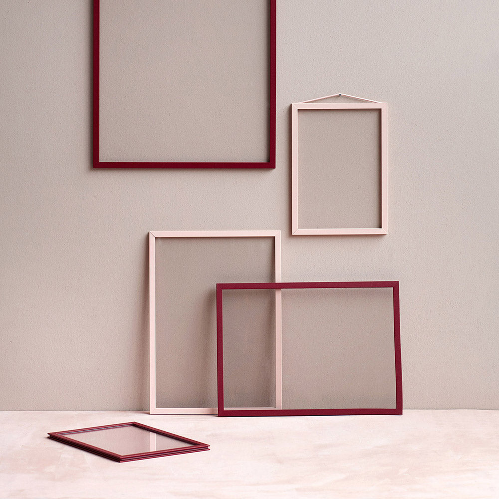 CADRE ROUGE FONCÉ - Cadre photo - Aluminium | Moebe