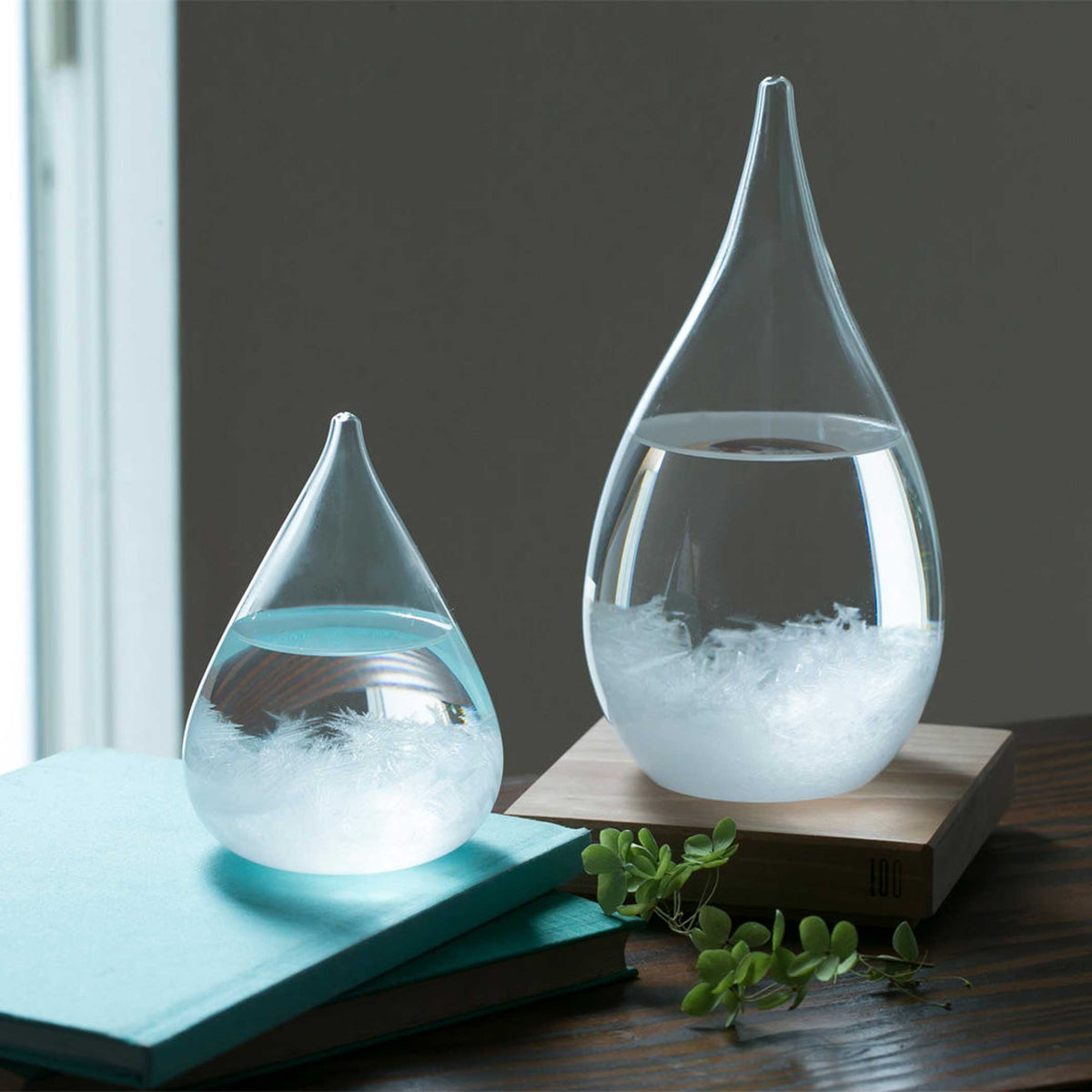 TEMPO DROP Clair | OBJET EN VERRE ET VERRE TEMPÊTE | H=21 cm | Takeshi Ogawa | 100 pour cent